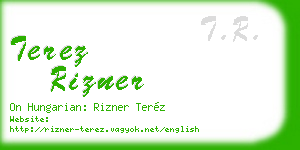 terez rizner business card